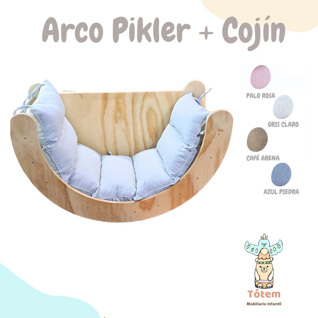 Arco Pikler + Rampa y Cojín