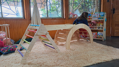 Pack Trío Arco Pikler, Triángulo plegabe y Rampa reversible