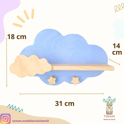 Repisa infantil Nube