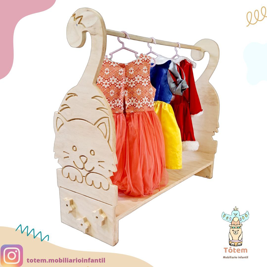Perchero Colgador infantil Montessori