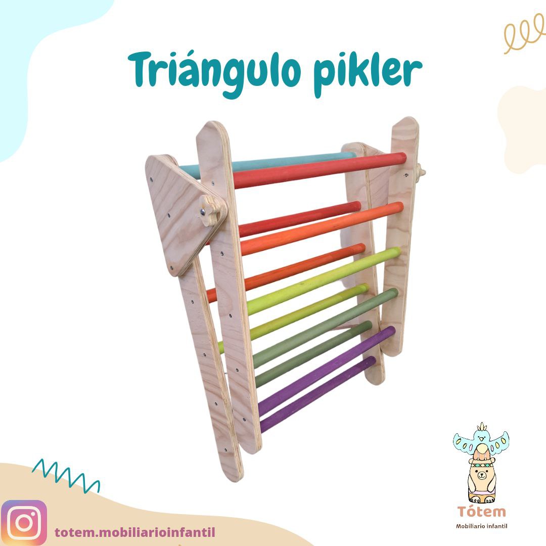 Triángulo + Rampa Pikler – Totem Mobiliario Infantil