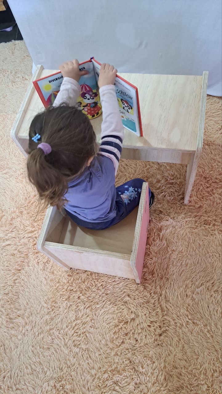 Escritorio + Silla Cubo Montessori