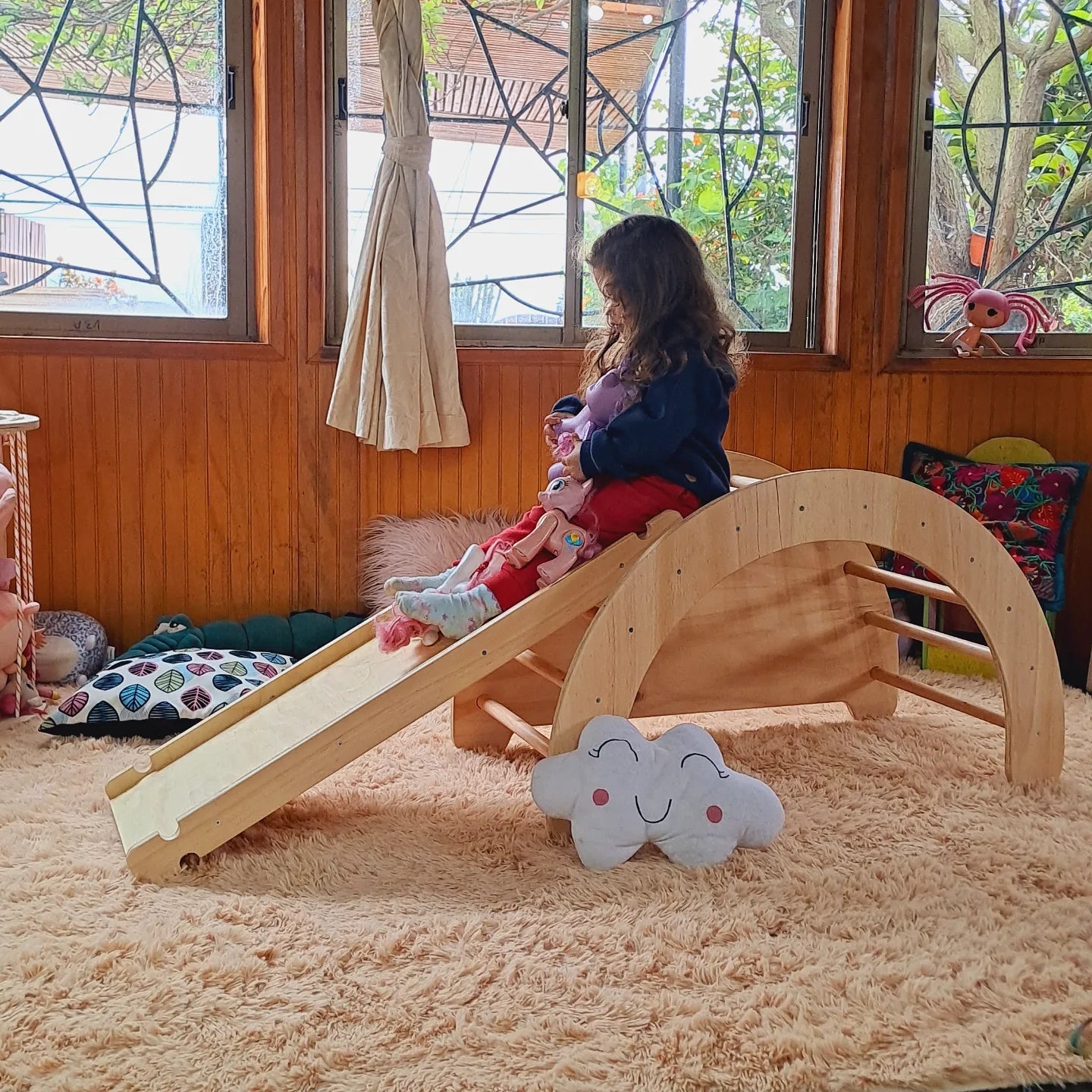 Arco Pikler + Rampa y Cojín