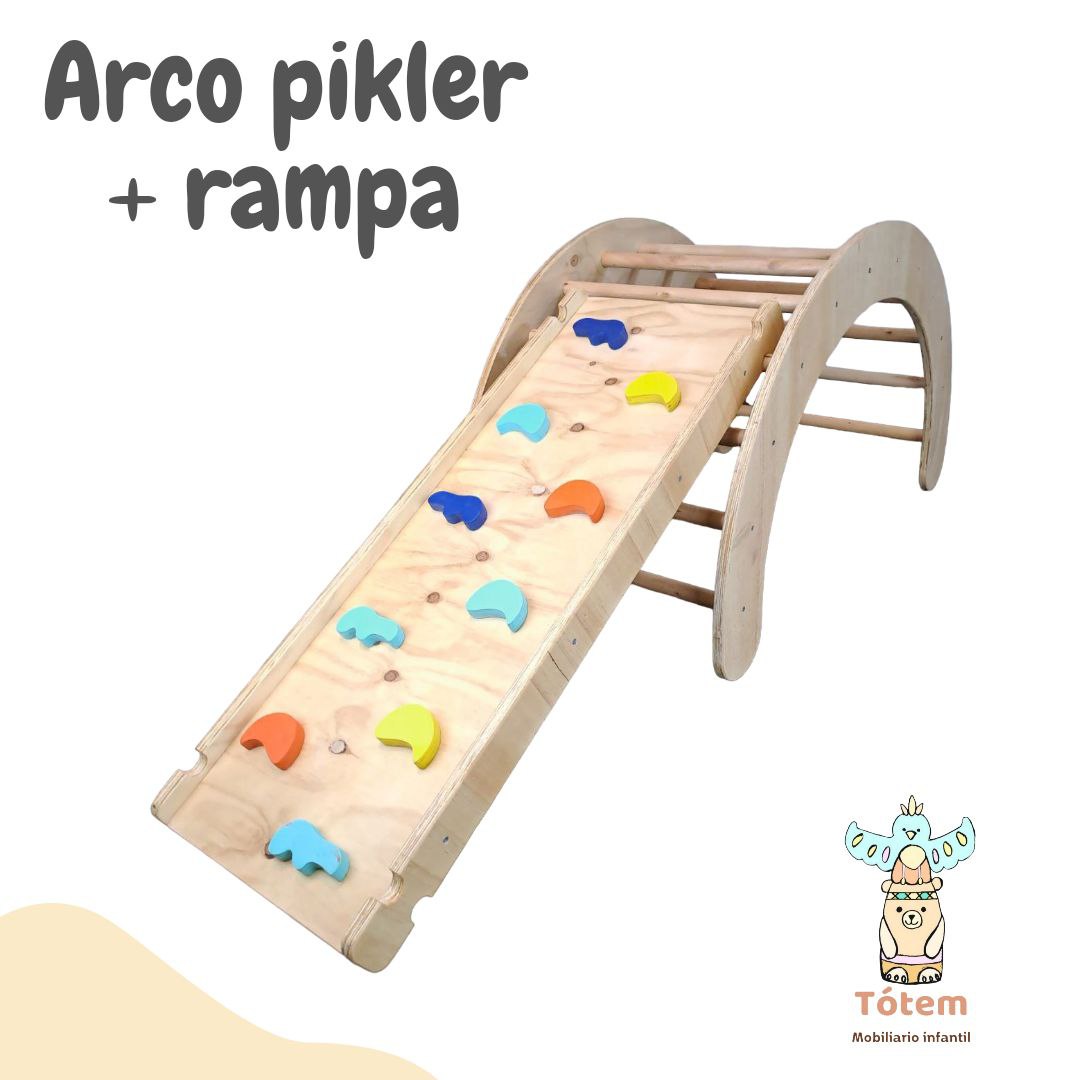 Arco Pikler + Rampa y Cojín